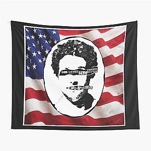 God Save Seth Rogen Sex Pistons Parody Design Tapestry