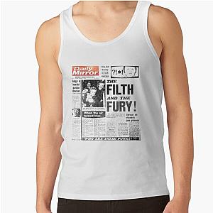 Sex Pistols - Front Page  Tank Top