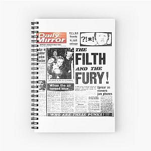 Sex Pistols - Front Page News! Spiral Notebook