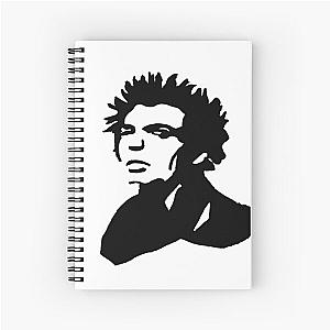 Sid Vicious Sex Pistols Punk Rock NotebookJournal Spiral Notebook