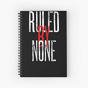 Ruled By None Sex Pistols Inspired Anarchist Design Spiral Notebook