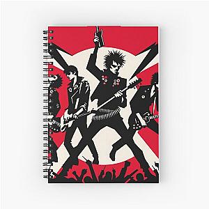 Sex Pistols  - Communist Propaganda Style Poster Design Spiral Notebook