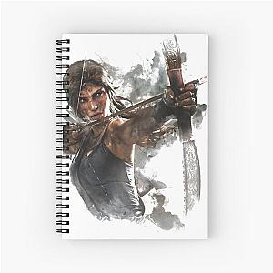 Tomb Raider Painting Spiral Notebook