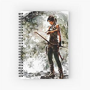 Tomb Raider Painting Spiral Notebook