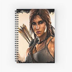 Lara Croft Tomb Raider II  8K Spiral Notebook