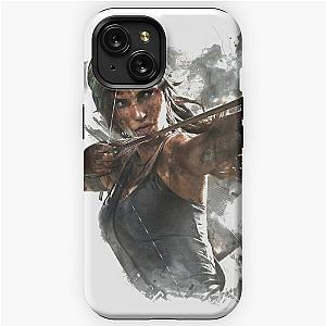 Tomb Raider Painting iPhone Tough Case