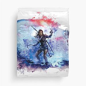 Tomb Raider Painting Duvet Cover