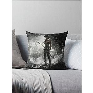 Tomb Raider Throw Pillow