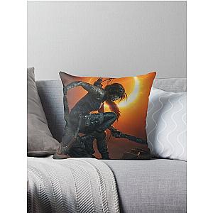 Tomb Raider Throw Pillow