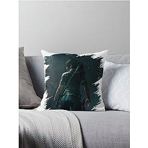 Lara croft shadow of the tomb raider  Throw Pillow