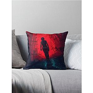 Tomb Raider Lara Croft Throw Pillow