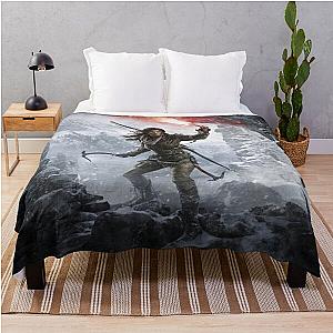 Tomb Raider Throw Blanket