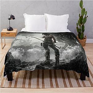 Tomb Raider Throw Blanket