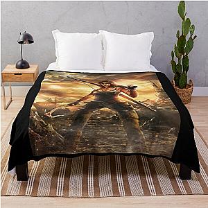 Tomb raider Throw Blanket