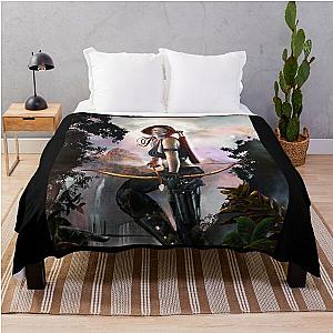 of Tomb raider Throw Blanket