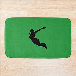 LARA CROFT SILHOUETTE SWAN DIVE (Tomb Raider Legend) Bath Mat