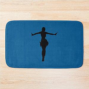 LARA CROFT SILHOUETTE CROFT MANOR (Tomb Raider Legend) Bath Mat