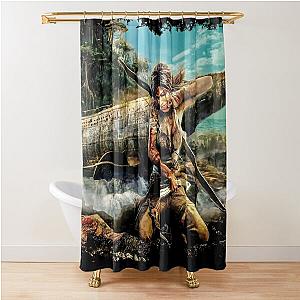 Lara Croft Tomb Raider 8K Shower Curtain