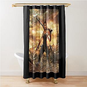 Tomb raider Shower Curtain