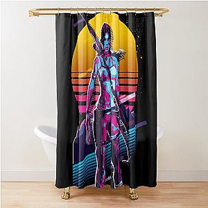 Tomb Raider - Lara Croft *80s Retro* Shower Curtain