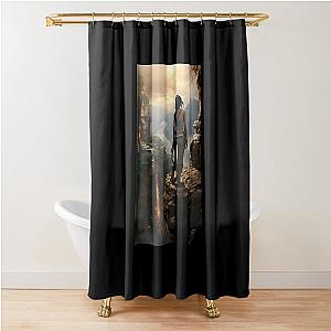 Tomb Raider at Machu Picchu Shower Curtain