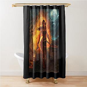 Tomb raider Shower Curtain