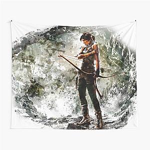 Tomb Raider Painting Tapestry