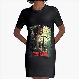 Tomb Raider Lara Croft's Adventures Graphic T-Shirt Dress