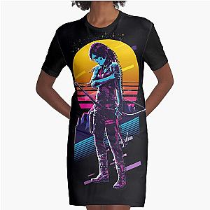 Lara Croft - Tomb Raider *80s Retro* Graphic T-Shirt Dress