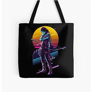 Lara Croft - Tomb Raider *80s Retro* All Over Print Tote Bag