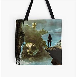 Tomb Raider All Over Print Tote Bag