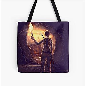 Tomb Raider Reborn All Over Print Tote Bag