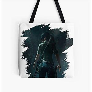 Lara croft shadow of the tomb raider  All Over Print Tote Bag