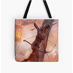 Tomb Raider All Over Print Tote Bag