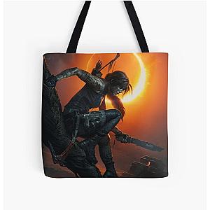 Tomb Raider All Over Print Tote Bag