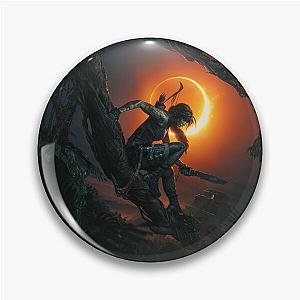 Shadow Of The Tomb Raider Classic T-Shirt Mask Pin