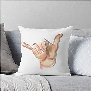 Shaka Bra Throw Pillow