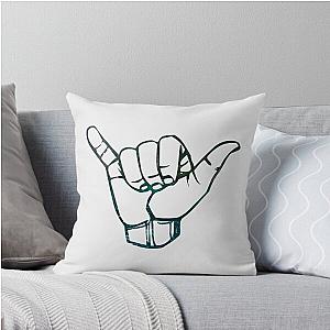 Shaka Tropical Throw Pillow