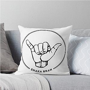 Shaka Bra Throw Pillow