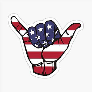USA Shaka Sticker