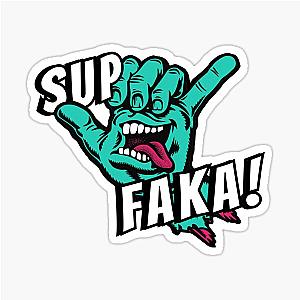 Sup Severed Zombie Shaka Sticker