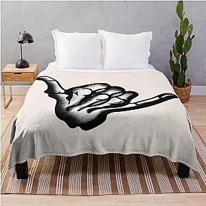 skeleton shaka throw blanket