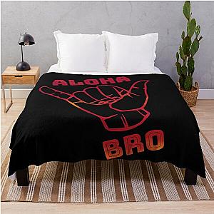 Shaka Aloha Throw Blanket