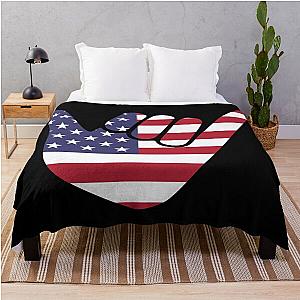 American Shaka Throw Blanket