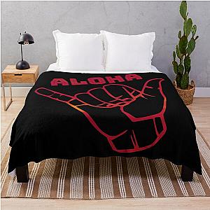 Shaka Aloha Throw Blanket