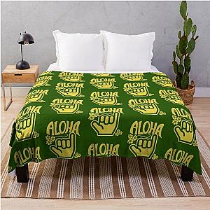 Aloha Shaka Throw Blanket