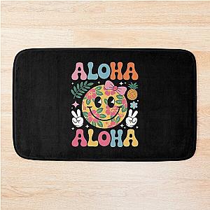 Aloha Hawaiian "Cute" Shaka Hibiscus Bath Mat