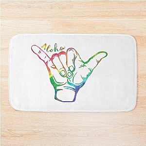 Shaka sign bath mat