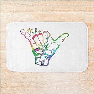 Shaka sign, hang loose bath mat