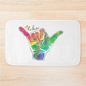 Shaka sign Bathroom Mat